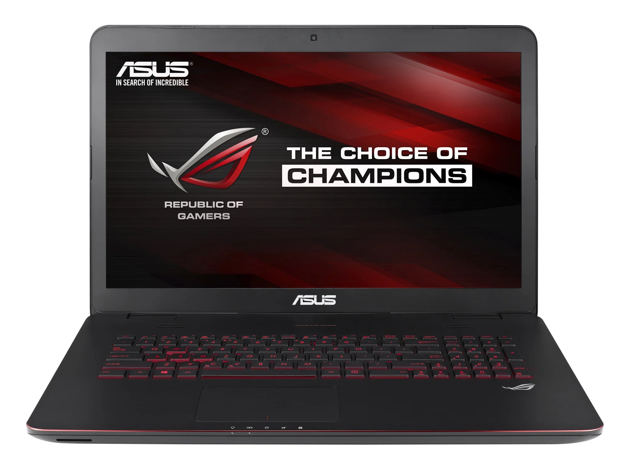 Asus ROG 17.3" Full HD Gaming Laptop, Intel Core i7 i7-4710HQ, 12GB RAM, NVIDIA GeForce GTX 860M 2 GB, 1TB HD, DVD Writer, Windows 8.1, Black Aluminum, GL771JM-DH71