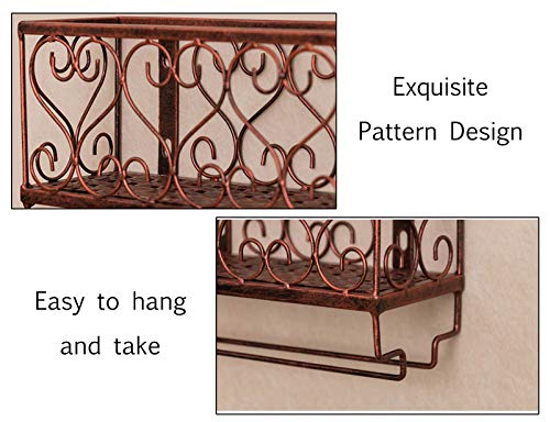 Vintage Wall-Mounted Iron Wine Racks, UpsideDown let Stemware Racks, Champagne Glass Rack, Stemware Racks Organizer, Great Deal Furniture Home Decoration The New Fashionable