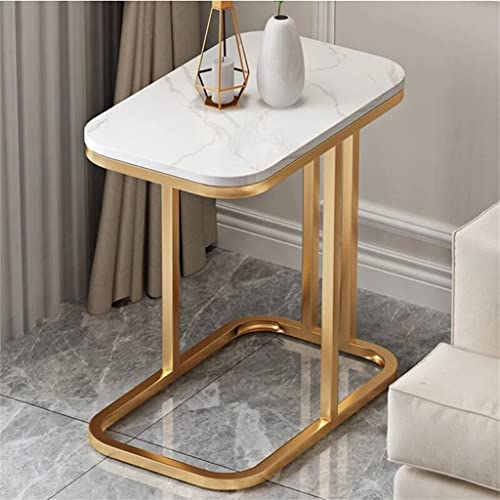 Minimalist Iron Art Coffee Table Living Room Sofa Corner Table Wooden Desktop Bedroom Small Coffee Table Desk