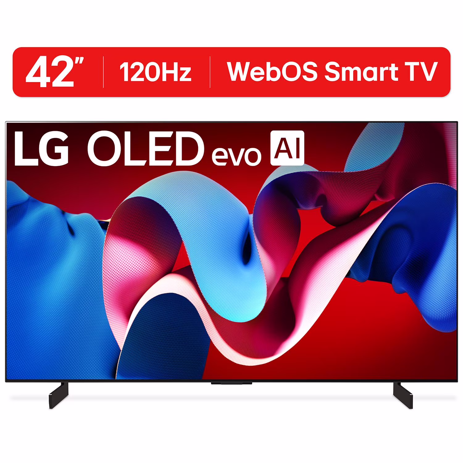 "LG 42"" 4K UHD OLED Web OS Smart TV with Dolby Vision - Thin Flat Screen Electronics, OLED42C4PUA"