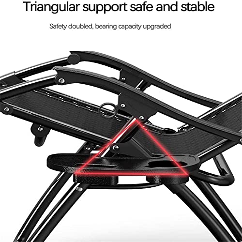 Lounge Chair, Garden s, Outdoor Zero Gravity Reclining Chair, Folding for Garden Beach Patio Deck, Style 2 Extra-Large Adjustable Desk