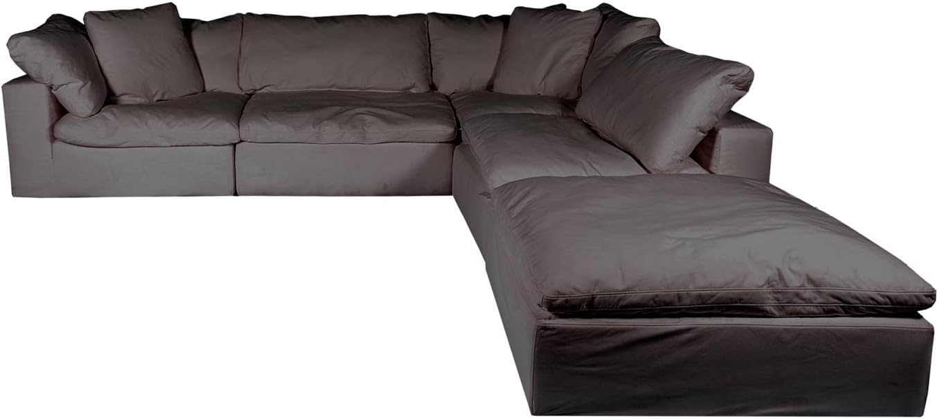 Clay Dream Modular Sectional Performance Fabric Light Grey