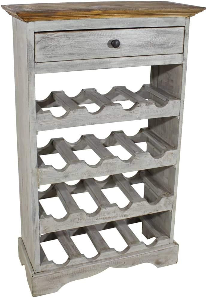 (Fast Shipments) Wine Rack, Wine Rack Cabinet for Pantry, Kitchen, Cabinet, Cellar, Bar Wine Rack Solid Reclaimed Wood 21.7