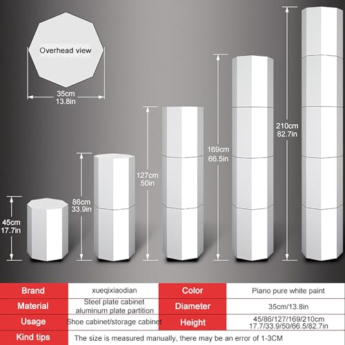 Rotating Shoe Rack 360, Cabinet Vertical Round Shoe Rack, Multi-Functional Household Shoe Cabinet, Cabinet Storage Simple and Modern for The Entrance Space Saving, for Living Room Hallway