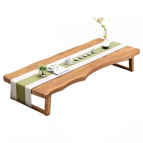 Living Room Coffee Table Japanese Style Floor Table Low Table, Reception Room Table Wooden Chairs and Stools Table for Floor Sitting Low Dining Table(Size:Stool(45x35x10cm))