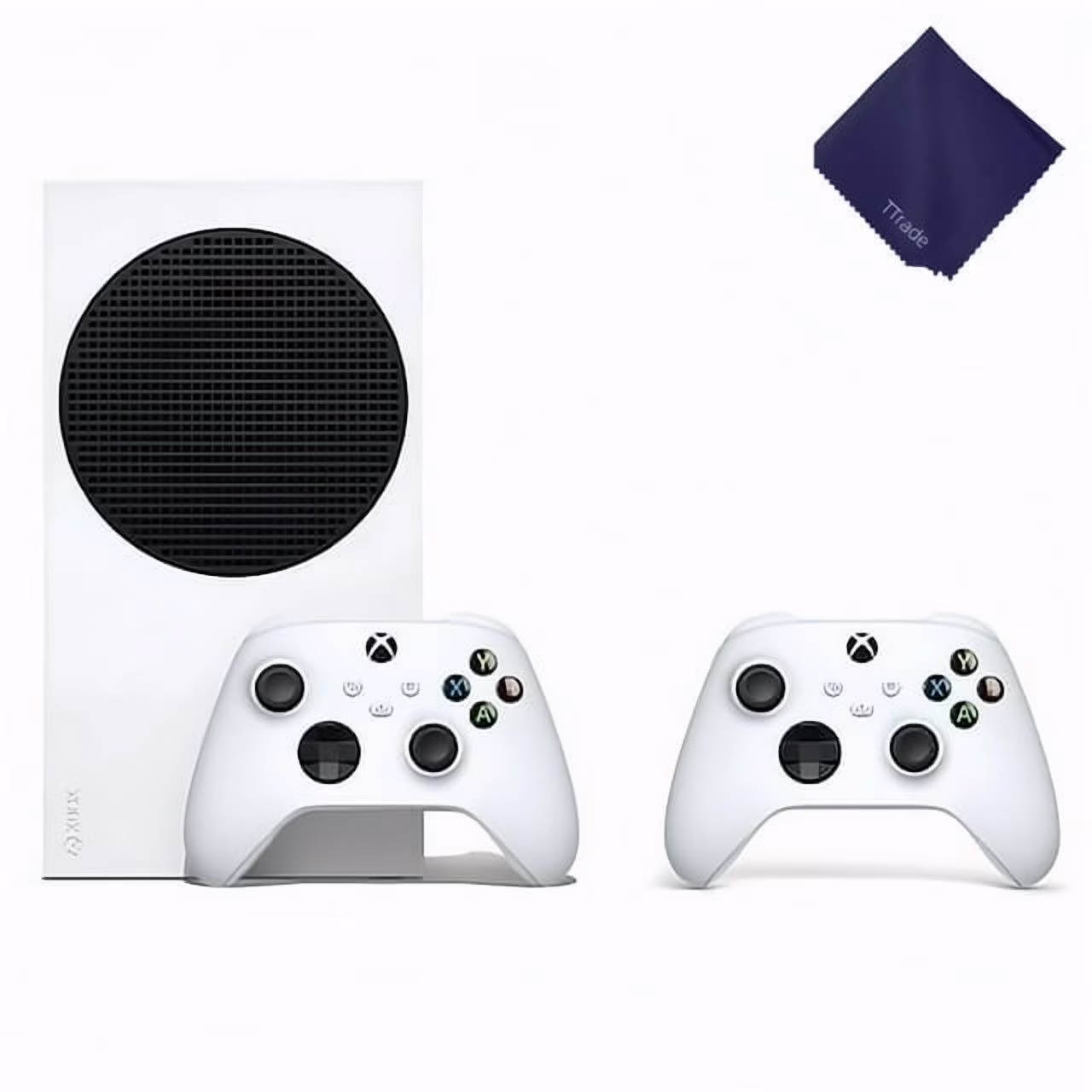 Xbox Series S 512GB All-Digital Console (Robot White) with Extra Controller – Next-Gen Gaming, 1440p 120 FPS