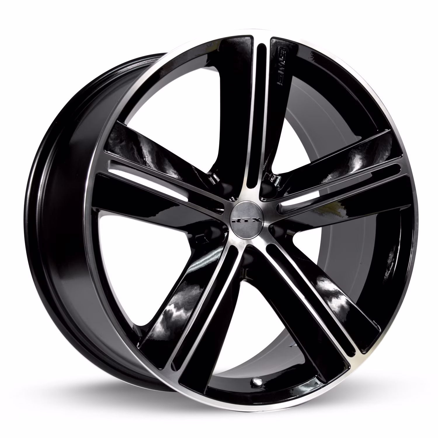 RTX SMS 17x7.5 5x114.3 ET40 CB73.1 Black Machined Wheel
