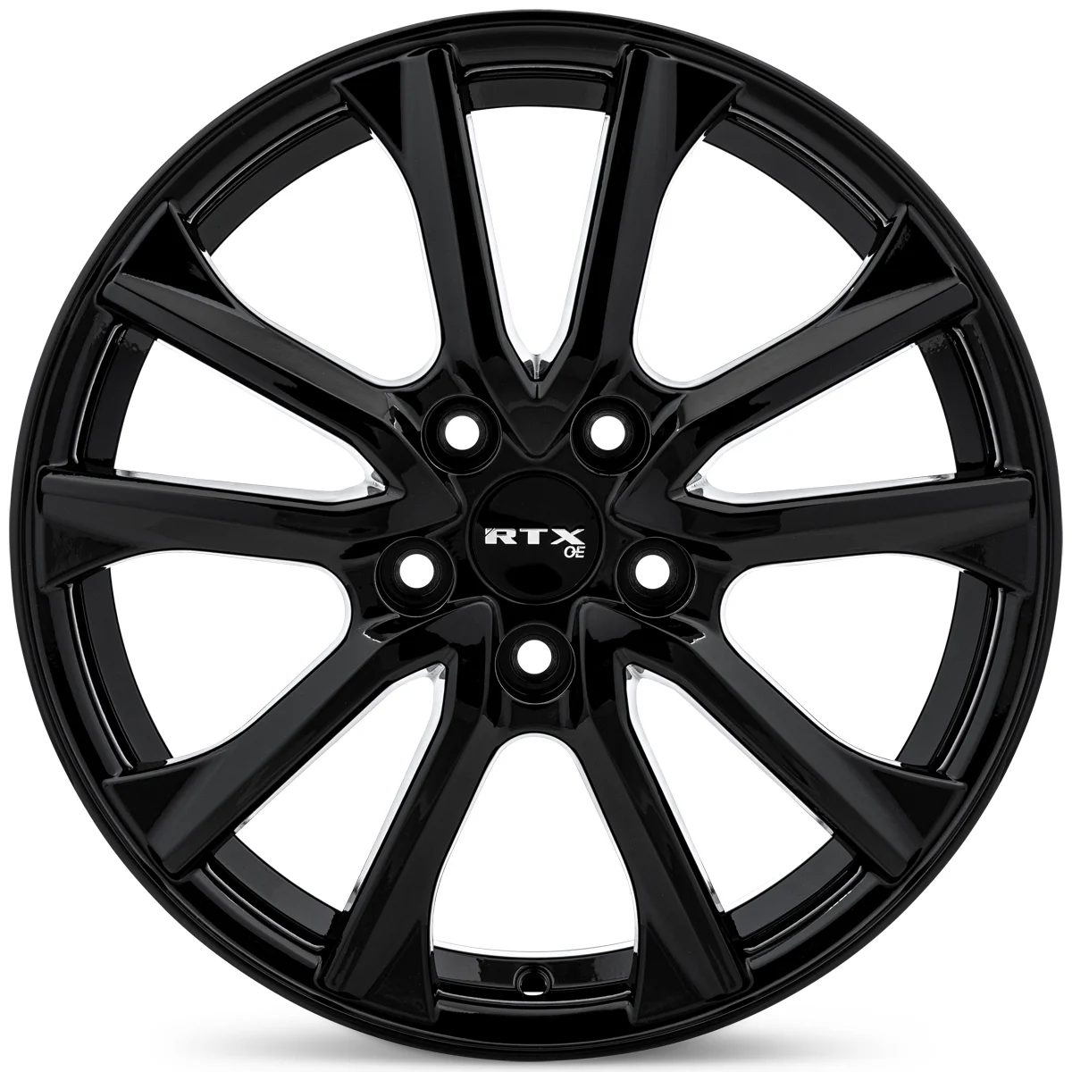 RTX Arai 17x7 5x114.3 ET42 CB67.1 Gloss Black Wheel