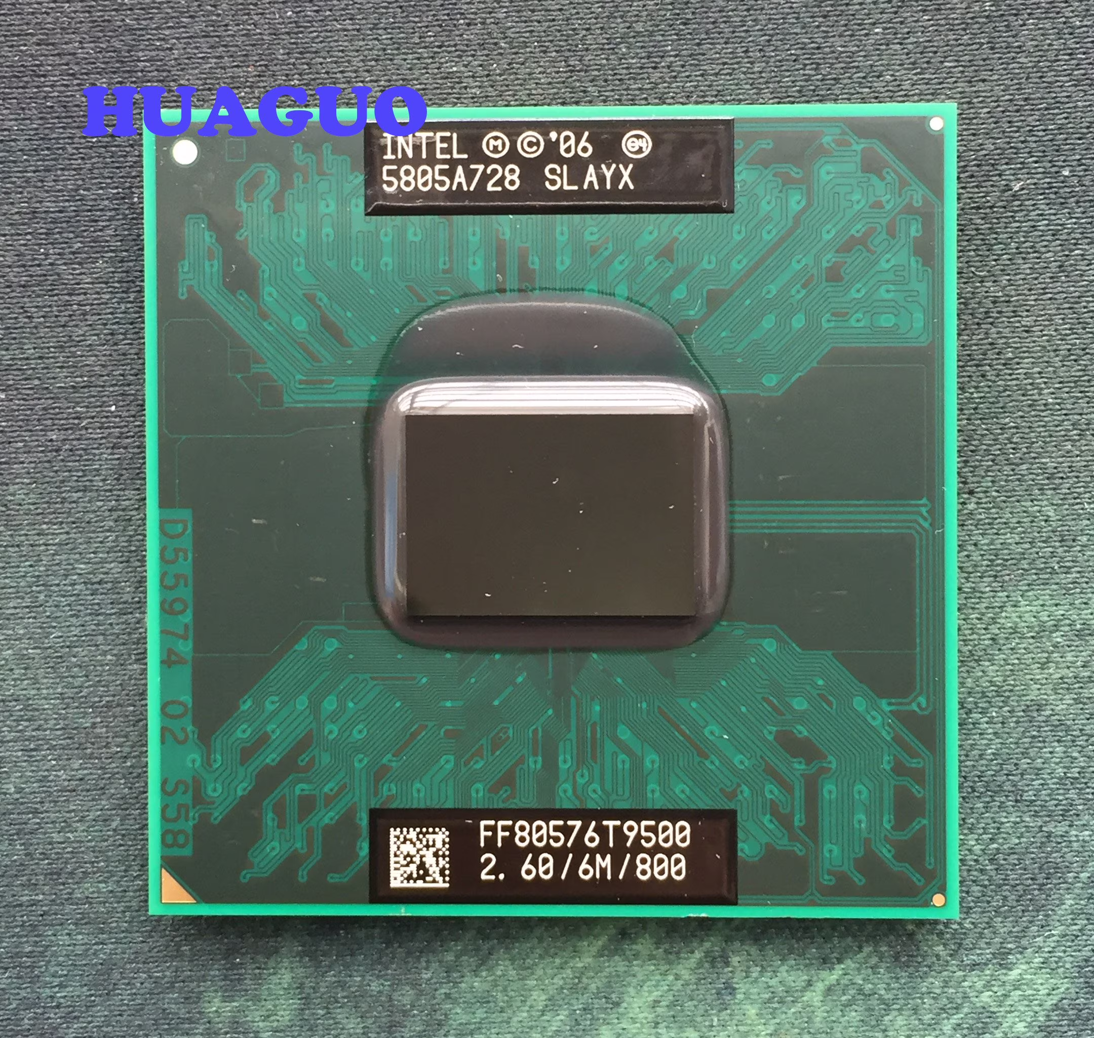 Intel Core 2 Duo T9500 2.6 GHz Dual-Core 6MB Mobile CPU Processor SLAYX FF80576T9500 Socket P