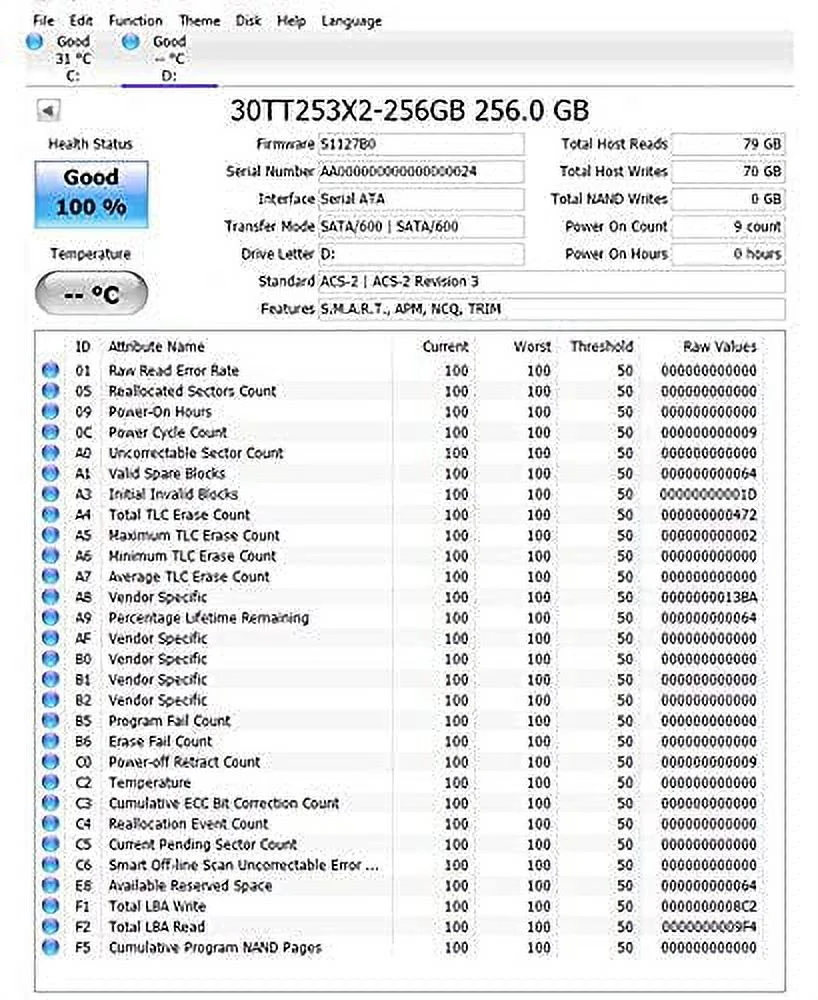 Timetec 256GB SSD 3D NAND SATA III 2.5 Inch, 550 MB/s Read Speed, SLC Cache Boost, Internal Drive for PC and Laptop