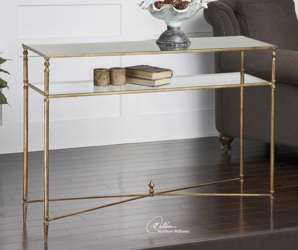 45.38 inch Console Table 45.38 inches Wide by 14 inches Deep Contemporary Console & Sofa Tables Accent Furniture 208-Bel-982849