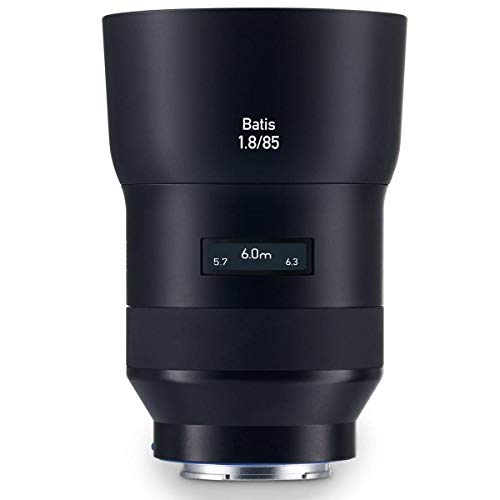 ZEISS Batis 85mm f/1.8 Lens for Sony E Mount Mirrorless Cameras, Black