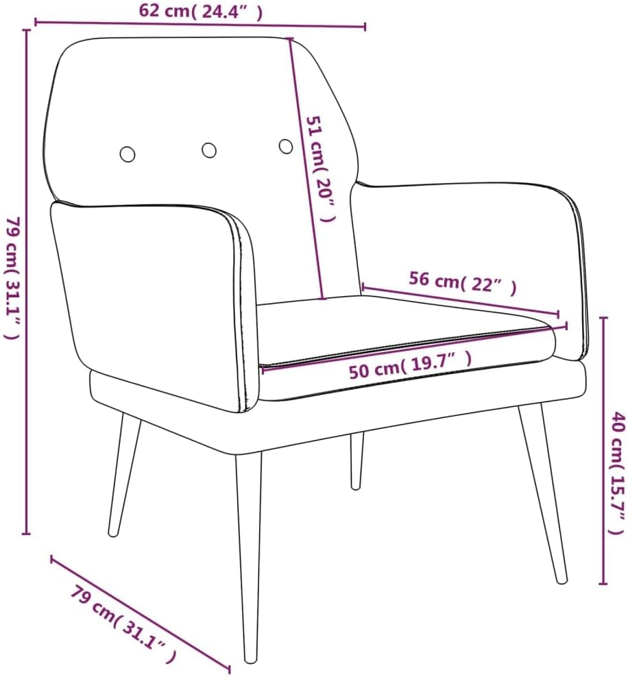 Kitchen Dining Room Chair,Modern Living Room Side Chair,Parlor Chair,Makeup Chair,Party Chair,Armchair Dark Gray 24.4