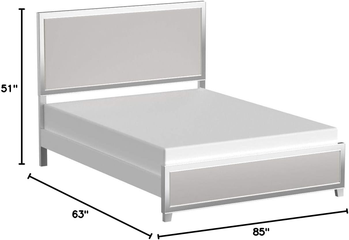 ACME Voeville II Queen Bed - 24840Q - Platinum