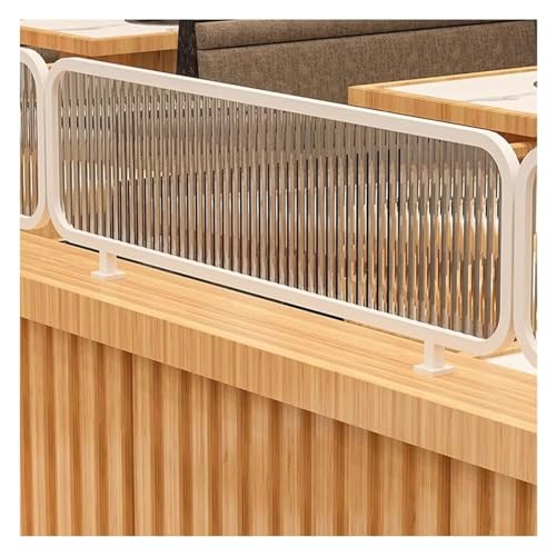 Dividers for Dining Areas, Countertop Partition Panels Desk Privacy Panel Commercial Divider Screen Privacy Screen for Home, Office, Restaurant, Hotel, Countertop(Silver,1mx30cm)