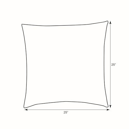 Pillow Perfect Bright Floral Indoor/Outdoor Accent Throw Pillow, Plush Fill, Weather, and Fade Resistant, Large Throw - 18.5