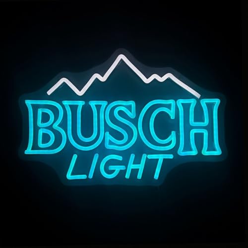 Beer Themed LED Neon Sign - Adjustable Brightness Wall Decor - Ideal for Man Cave, Bar, Pub - 16.5