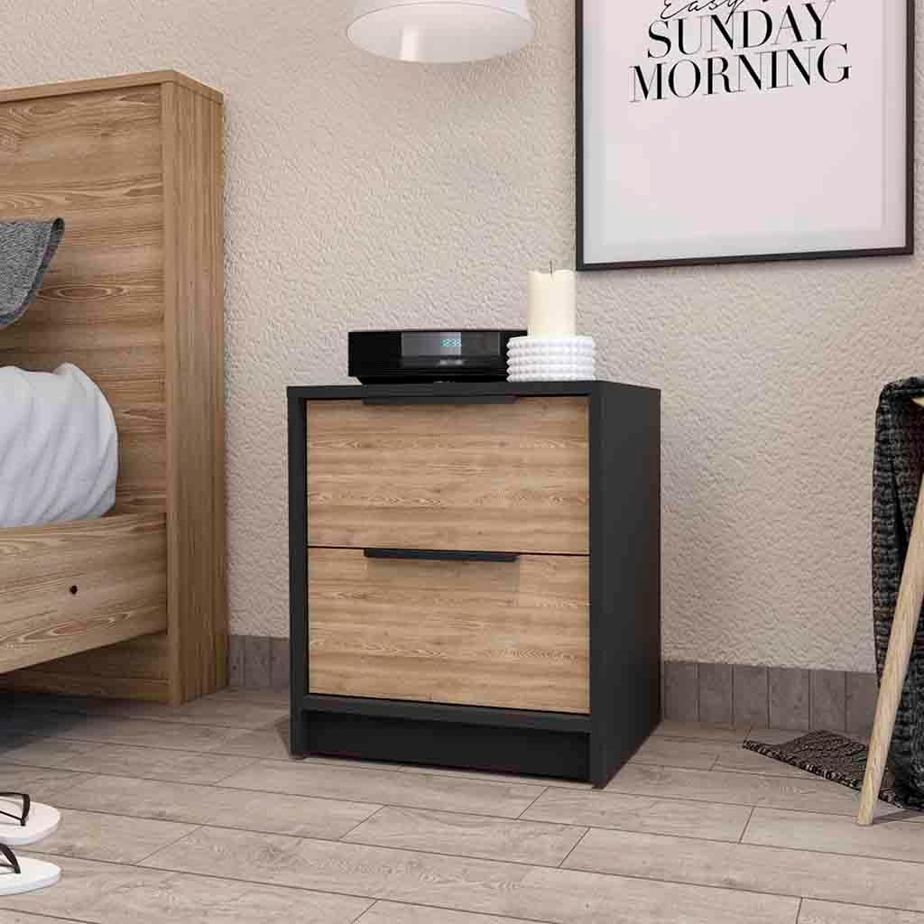 Washington Nightstand: Functional and Stylish with Two Spacious Drawers for Your Bedroom Storage Needs