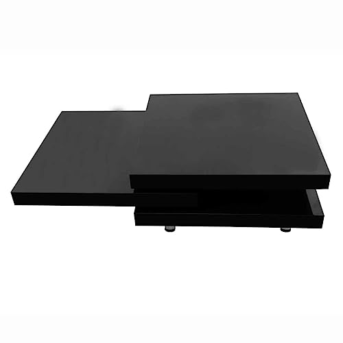 Coffee Table 3 Tiers,Minimalist Table,Display Table,Entryway Table,Side Tables,Console Table,Living Room Furniture,for Living Room,Office,Balcony,Bedroom,Apartment,High Gloss Black