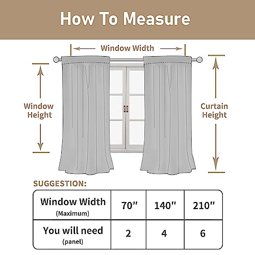 LAMIT Living Room Linen Curtains 90 Inch for Bedroom, Back Tab and Rod Pocket Linen Textured Sheer Curtains Light Filtering Burlap Curtains for Farmhouse, 2 Panels, 52 x 90 Inch, Greyish Blue