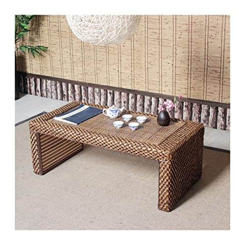 Tea Table for Living Room Rattan Side Table Small Coffee Table for Living Room Furniture Coffee Table Portable Coffee Side Table Modern Accent Table End Table Clear (Color : B)