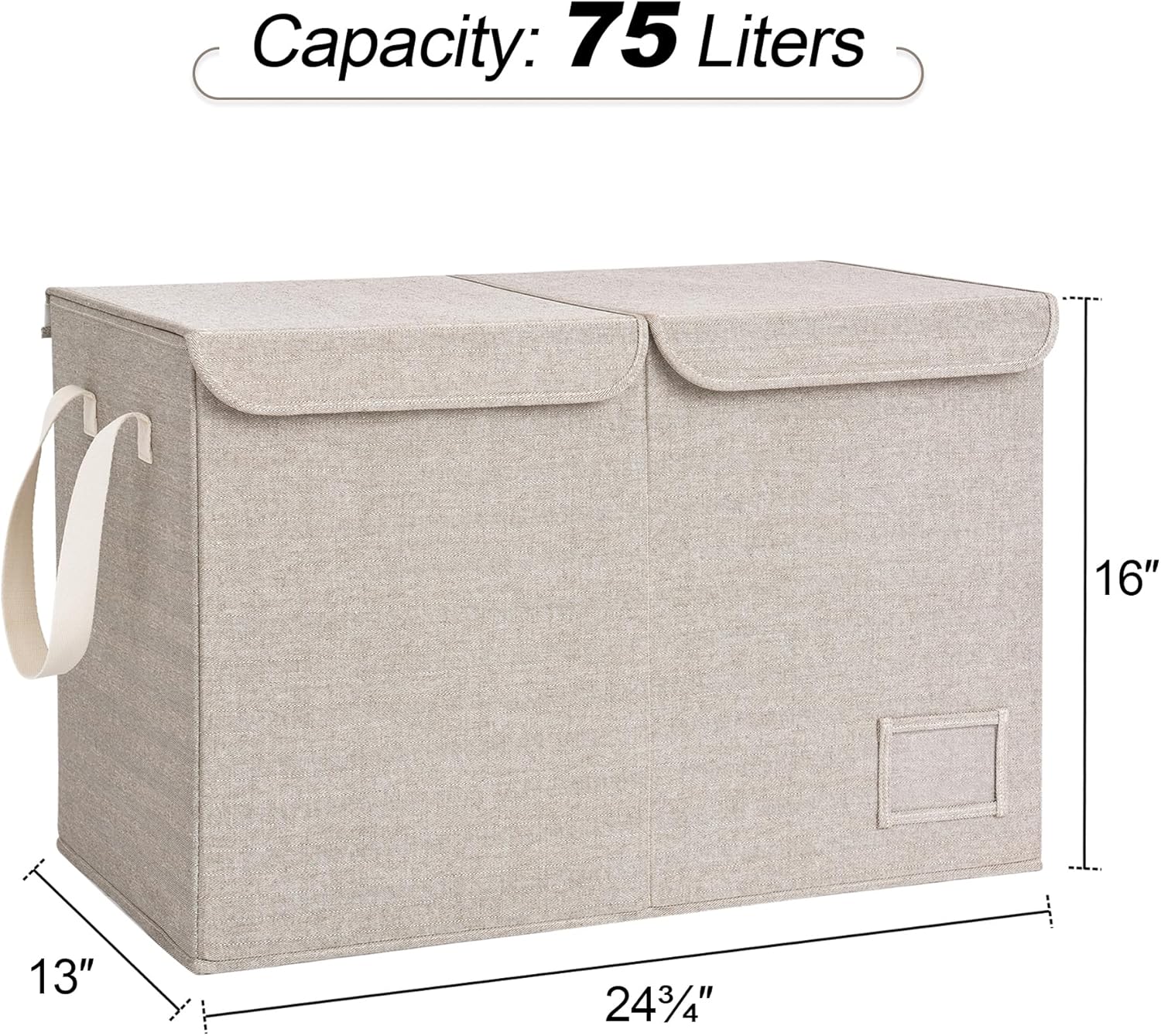 StorageWorks Toy Storage Organizer with Flip-Top Lids with 6-Shelf Hanging Closet Organizers, Two 3-Shelf Separable Closet Hanging Shelves, 12