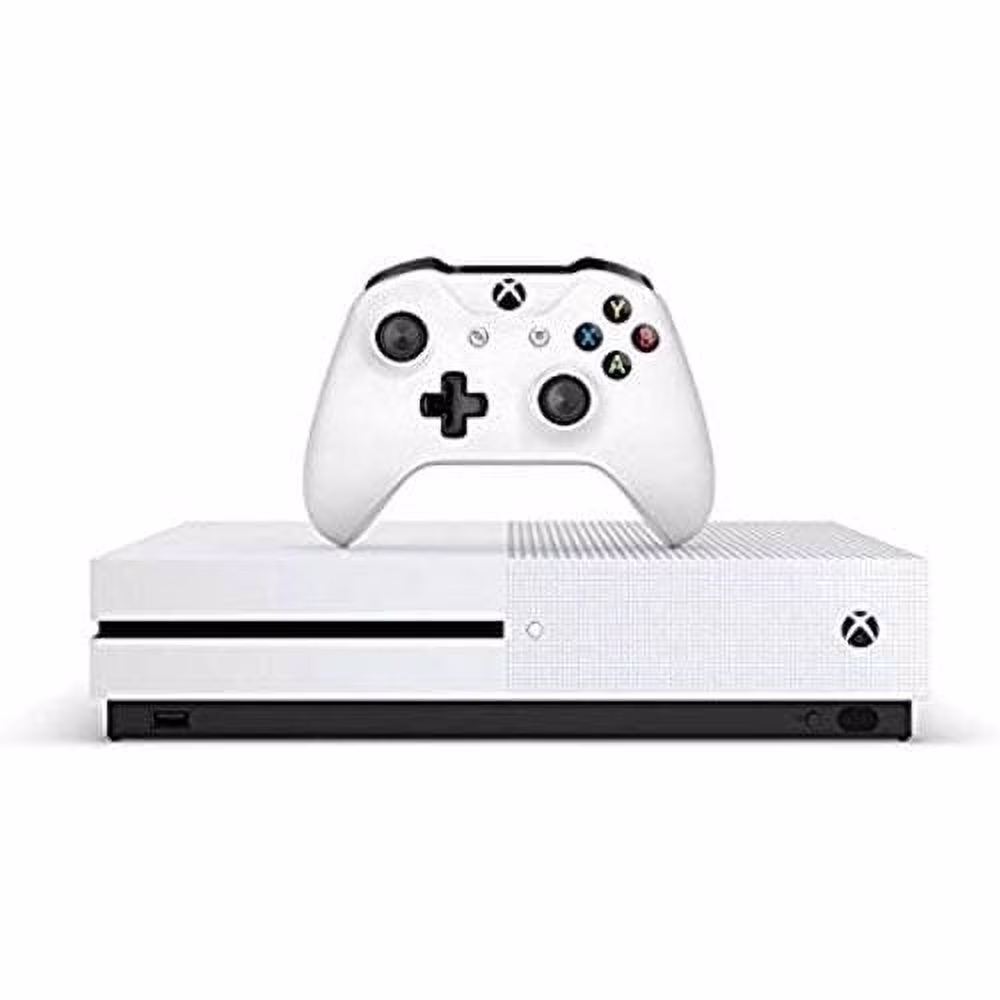 Microsoft Xbox One S 500GB Console, HDR Gaming, 4K Blu-ray, Streaming, White
