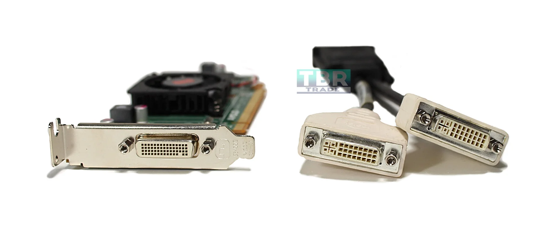 *NEW* Dell HFKYC AMD Radeon HD 6350 512MB DDR3 PCIe x16 Low Profile Video Card + Y Cable DVI