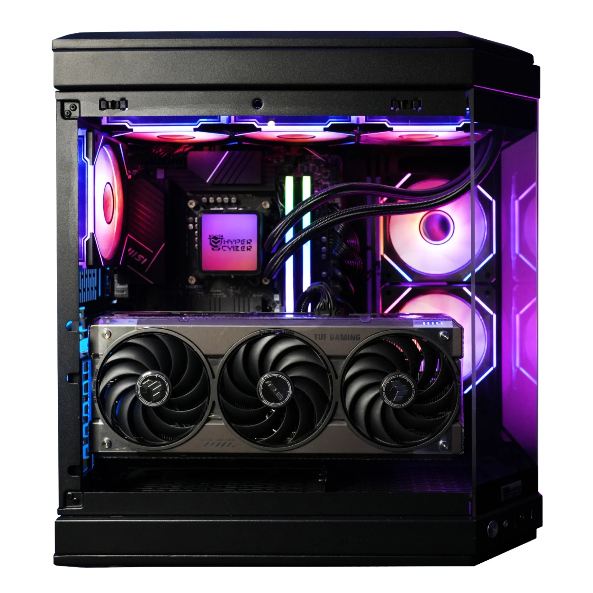 Hyper Cyber Ultra X | AMD Ryzen 9 9950X3D | NVIDIA GeForce RTX 4080 SUPER | Gaming PC