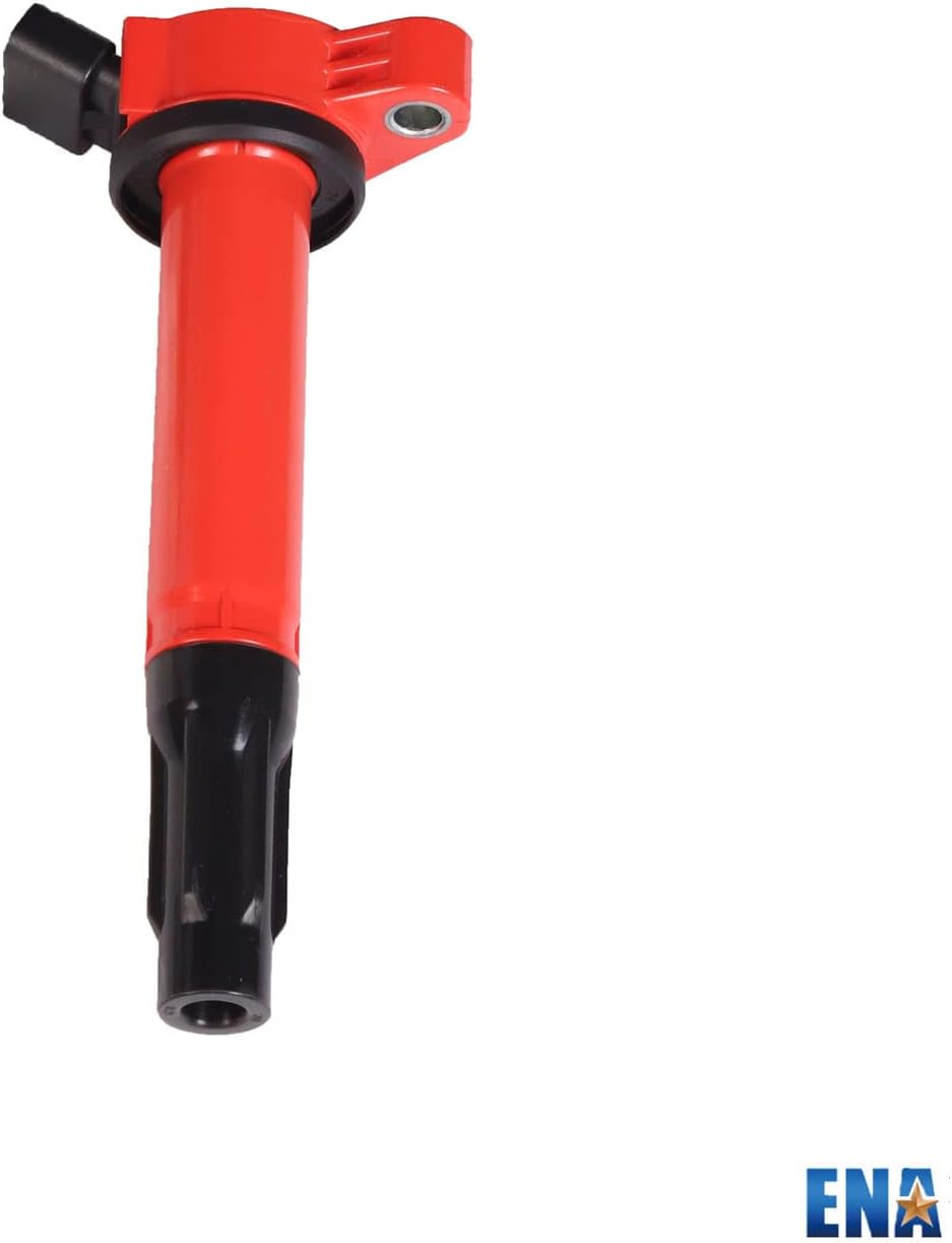 ENA Set of 4 Energy Ignition Coil and 4 Spark Plug Compatible with Lexus ES300h IS300 LS460 Camry Highlander