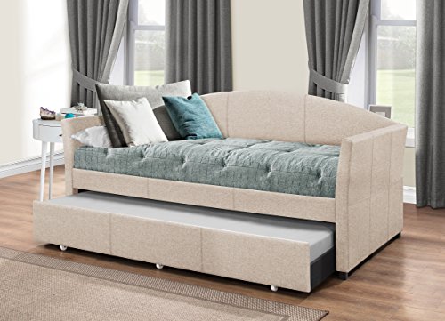 Hillsdale Furniture Hillsdale Westchester Daybed with Trundle, Twin, Fog Fabric
