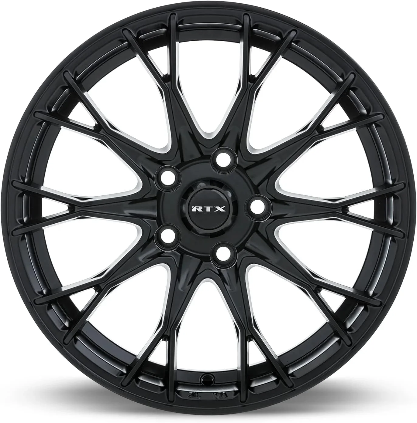 17x7.5 RTX Concorde Satin Black Wheel 5x4.5 (40mm)