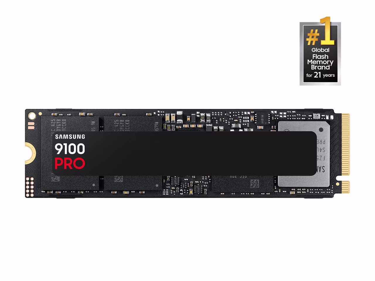 Samsung 9100 PRO 2TB SSD, PCIe 5.0 NVMe M.2, 14,800/13,400 MB/s, AI, Gaming