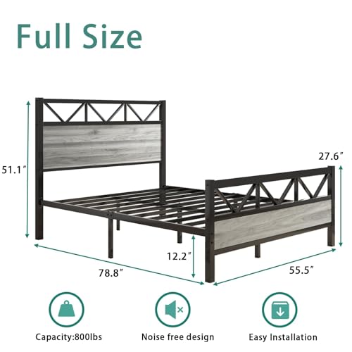Queen Bed Frame with 51