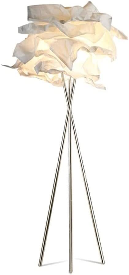Floor Lamp Floor lamp Standing Metal Tripod Floor Lamp with Cloud Lampshade Electroplated Floor Light Creative Standing Lamp for Room Bedroom Floor Lamps for Living Room Modern