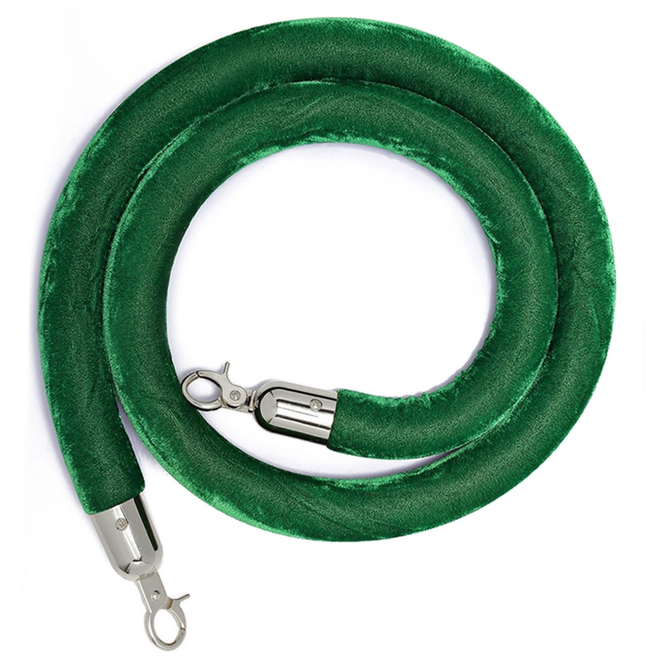 Velvet Rope Wall Mounted, Hanging Barriers Rope with 2 Wall Hooks Kits, Post Stanchion Queue Hanging VIP Rope for Movie Theaters & Red Carpet Event Crowd Control Stanchion Rope, 3Ft-13Ft(B2,2.5m/8ft)