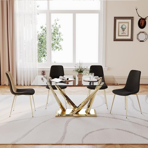 Luxury Glass Dining Table for 4-6, 63