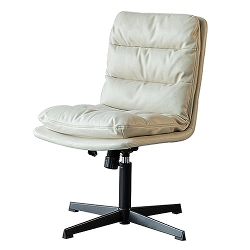 Ergonomic Home Office Chair PU Leather Computer Swivel Desk Chair Task Chair with Tilt Function, Midback Adjustable Height Living Room Bedroom Executive Chair