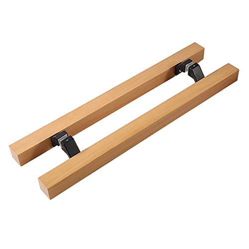 Door Pull Wooden Pull Door Handles Bar,Barn Entry Bathroom Heavy Duty Door Konbs,Double Sided Glass/Metal/Fiberglass Door Grab,Mounted Back to Back (Size : 60cm/24inch,Style : STYL