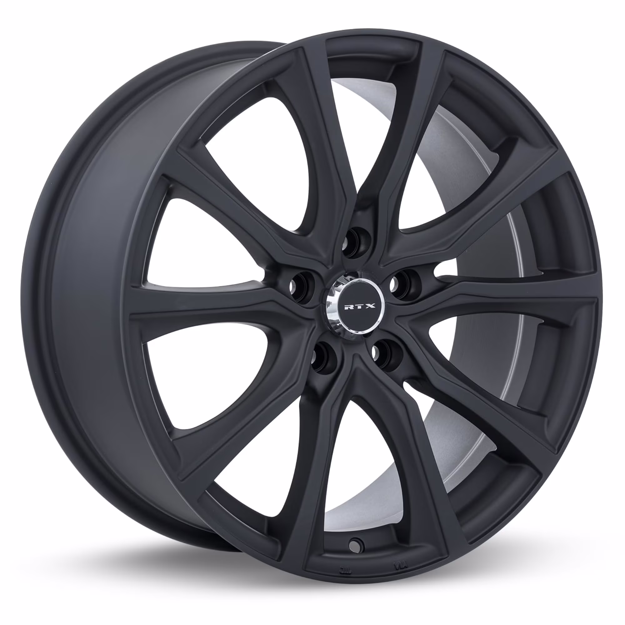17x7.5 RTX Contour Matte Black Wheel 5x4.5 (40mm)