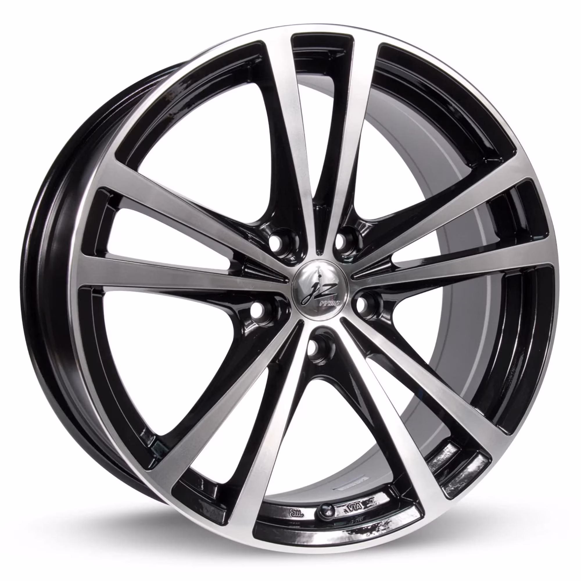 RTX Force 15x6.5 4x100 ET42 CB73.1 Black Machined Wheel