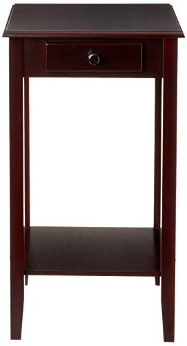 Frenchi Home Furnishing Antique Regalia Table Collection, white