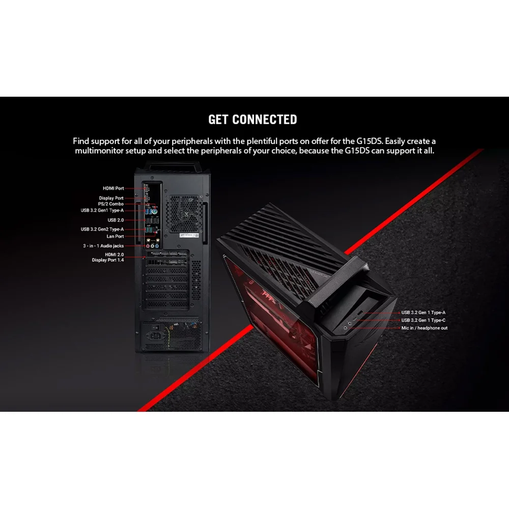 Asus ROG Strix G15DS Gaming Desktop in Star Black - G15DS-DH774