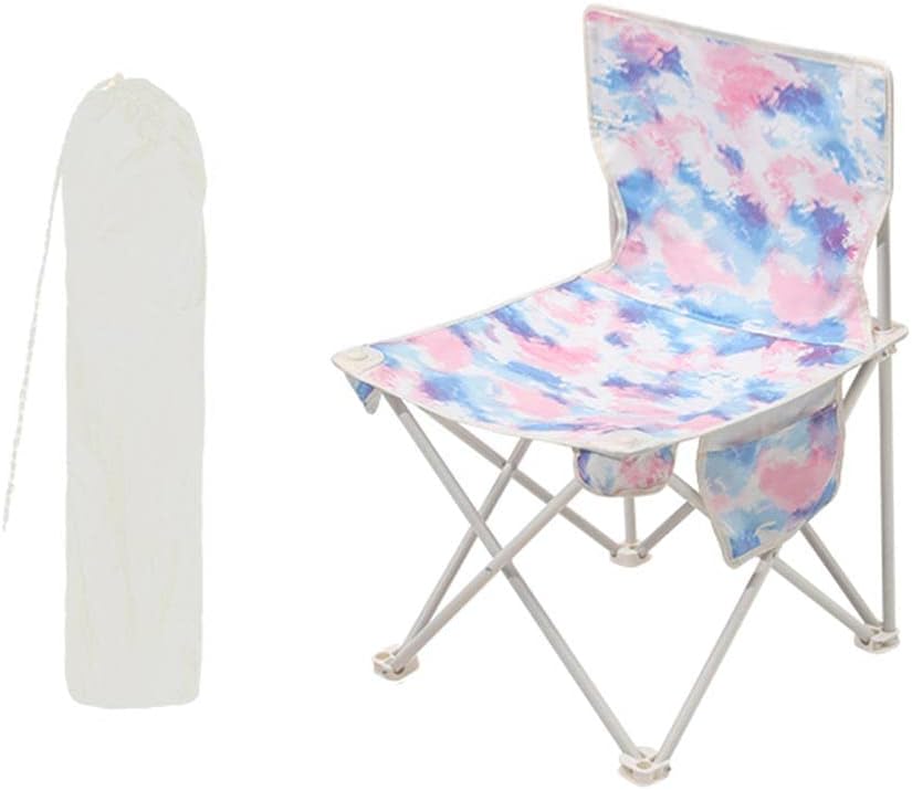 Camping,Compact Camping Chair, Folding Small Camp Chair with Side Pocket, Ultra-light Beach Chair, for Picnic/lounge/patio, 4 Size