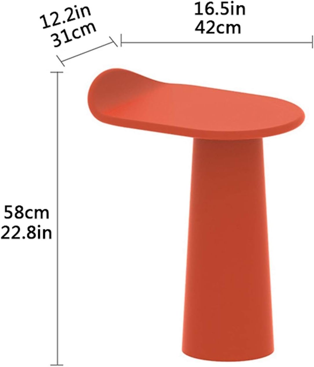 Small Coffee Table Fashion Personalization Side Table 22.8''H Decor Furniture Home Living Room Balcony Table Small Tea Table (Color : White)