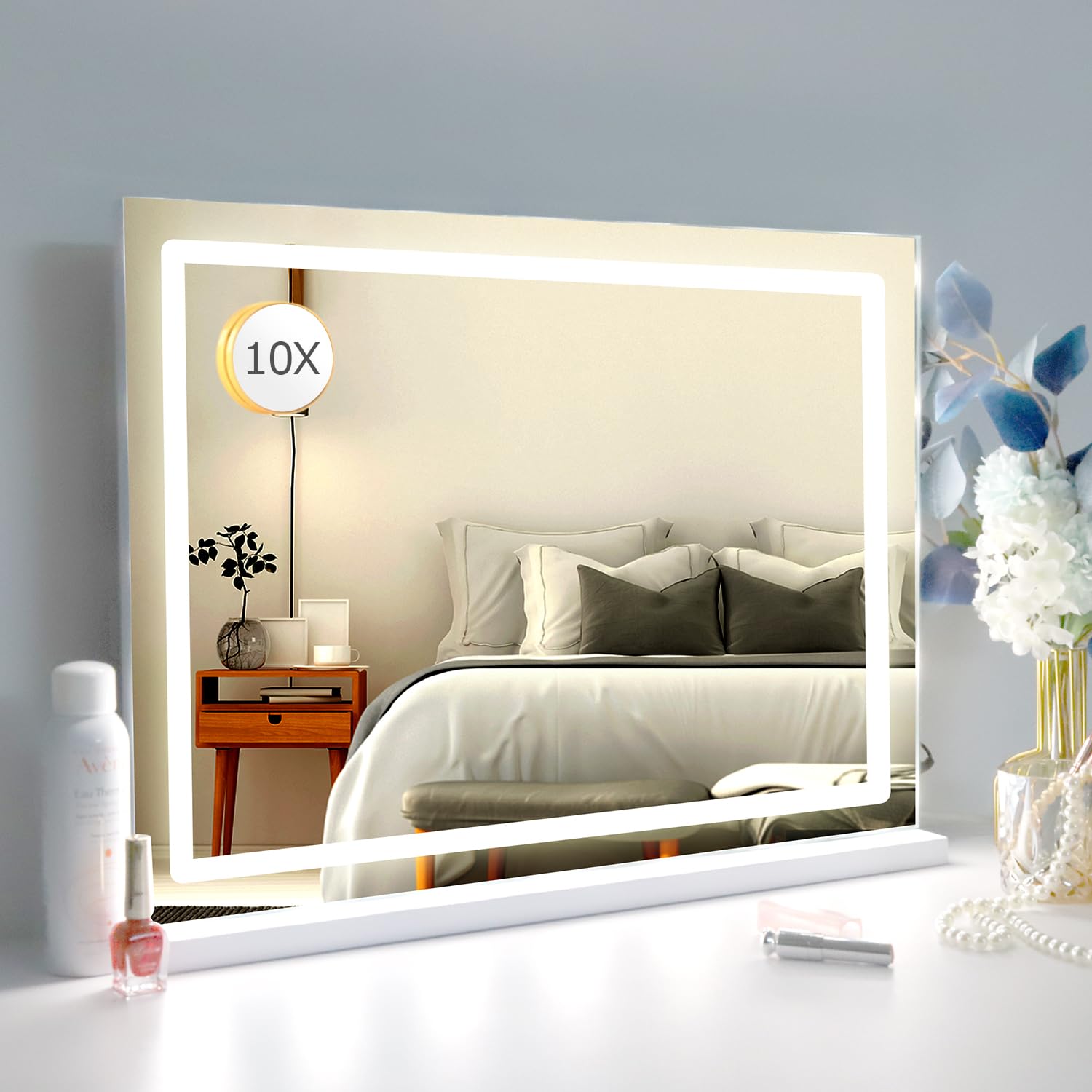 Makeup Vanity Mirror with Lights, 22.8