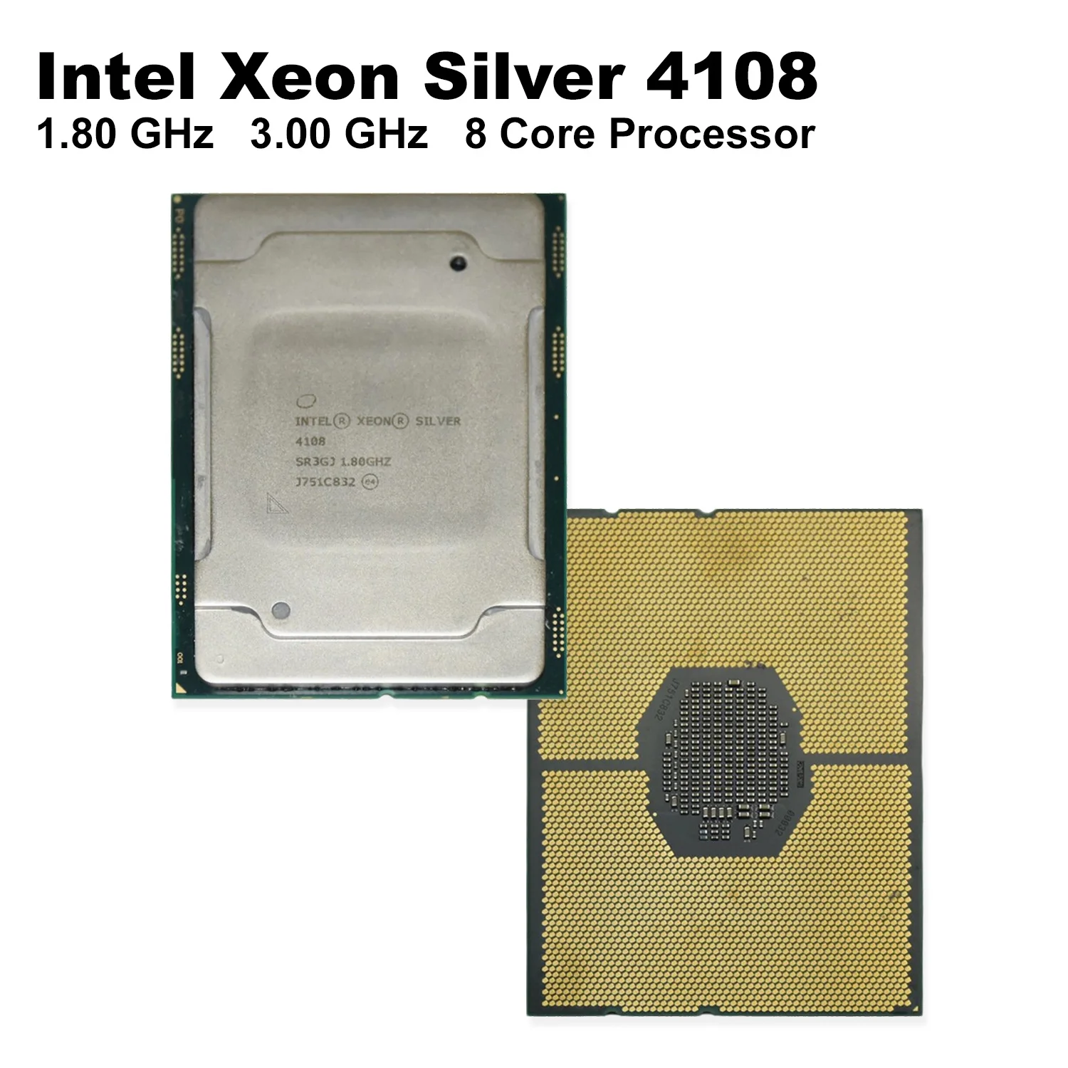 Pre-Owned Intel Xeon 4108 CPU Processor 8 Core 3GHz 11MB L3 Cache 85W BX806734108 SR3GJ