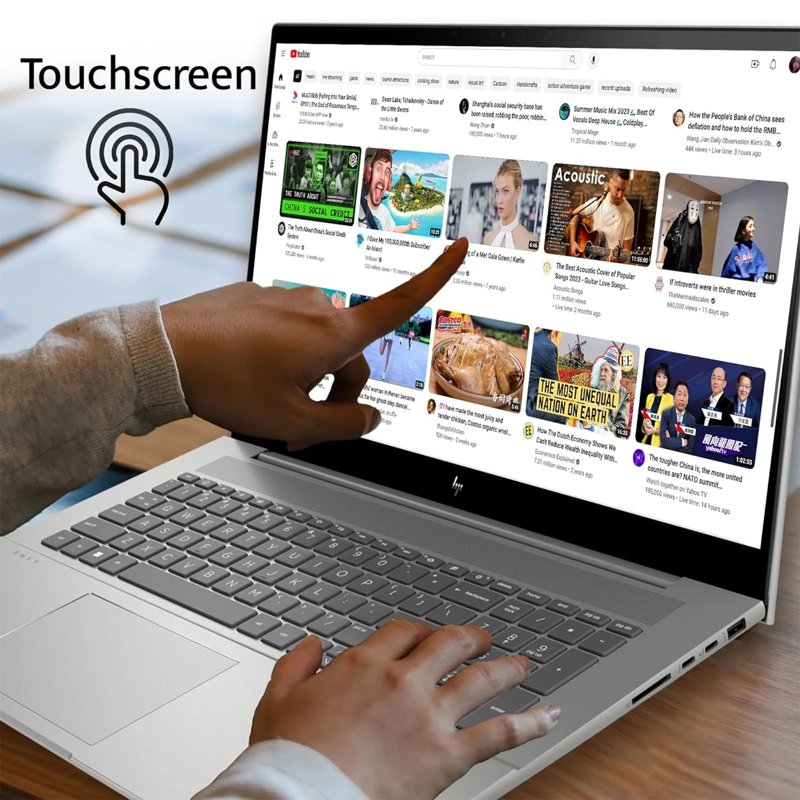 HP 17inch Laptop Touchscreen -AMD Ryzen 5 7430U Beat i7-1355U -32GB RAM -1TB SSD -Windows 11 - AI Copilot Key -2025 Portatil HP Computadora Laptop -Business School College