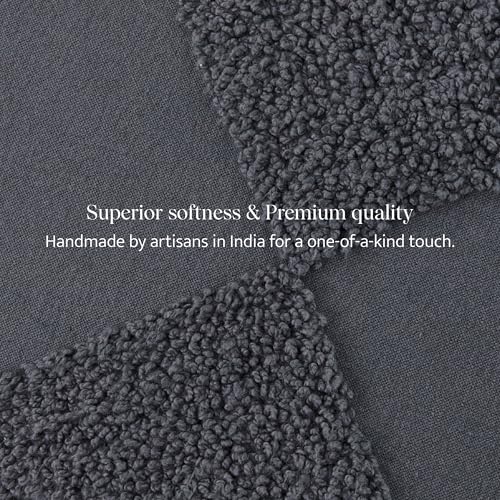 Double Stitch by Bedsure 100% Cotton Checkered Throw Pillow Covers - Tufted Boho Decorative Pillow Cover 20