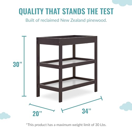 av2023-Dream table-a79f6f03 Ridgefield Changing Table in Storm Grey, 33.5x16x33.5 Inch (Pack of 1)